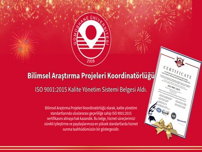 ISO 9001:2015 Kalite Yönetim Sistemi Sertifikamızı Aldık