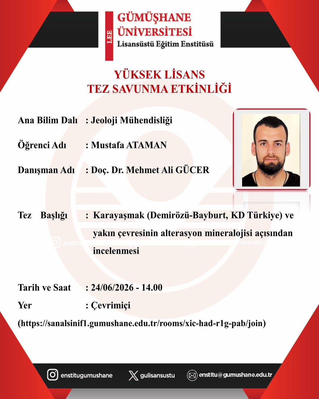 Tez Savunması Mustafa ATAMAN