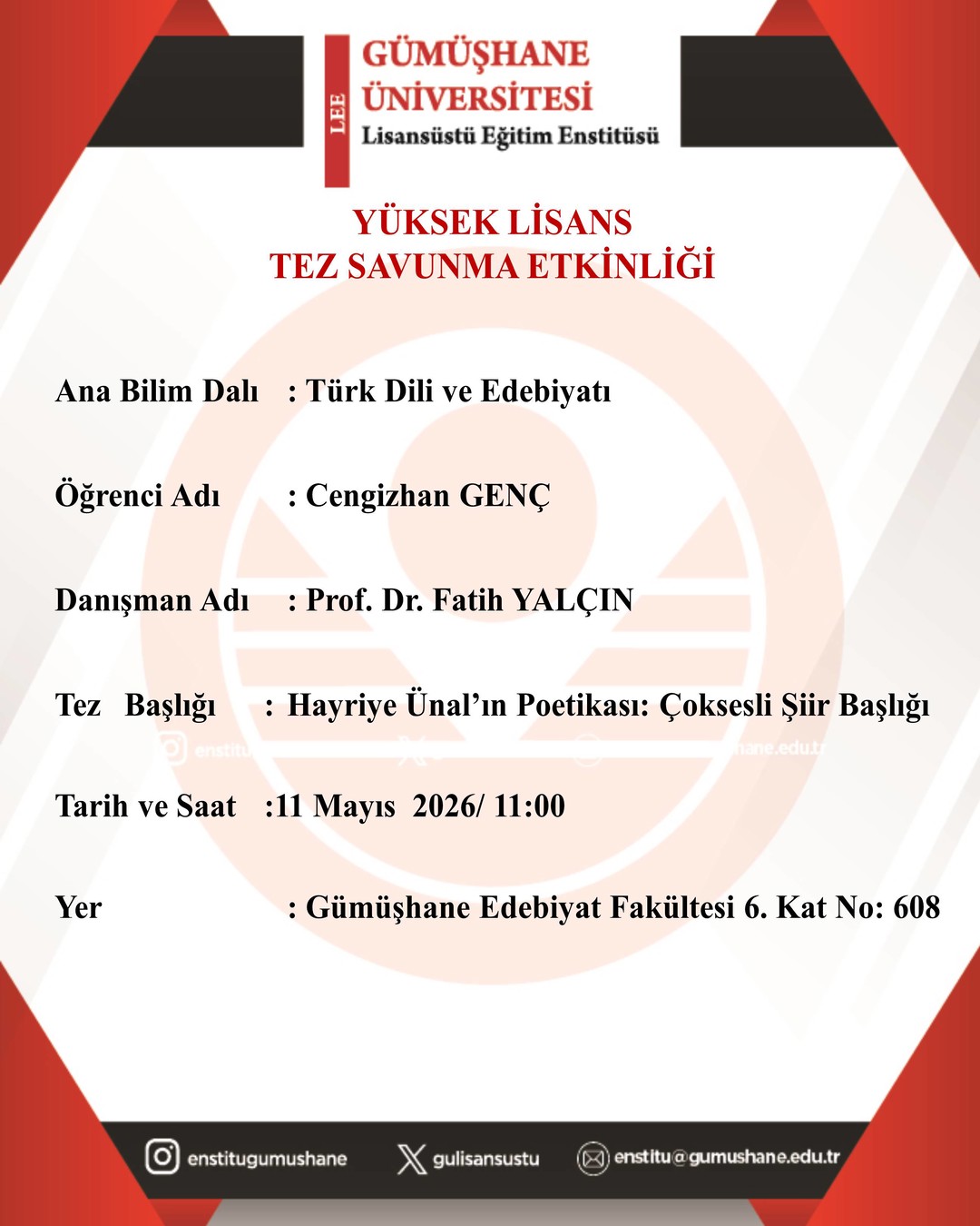 Tez Savunması