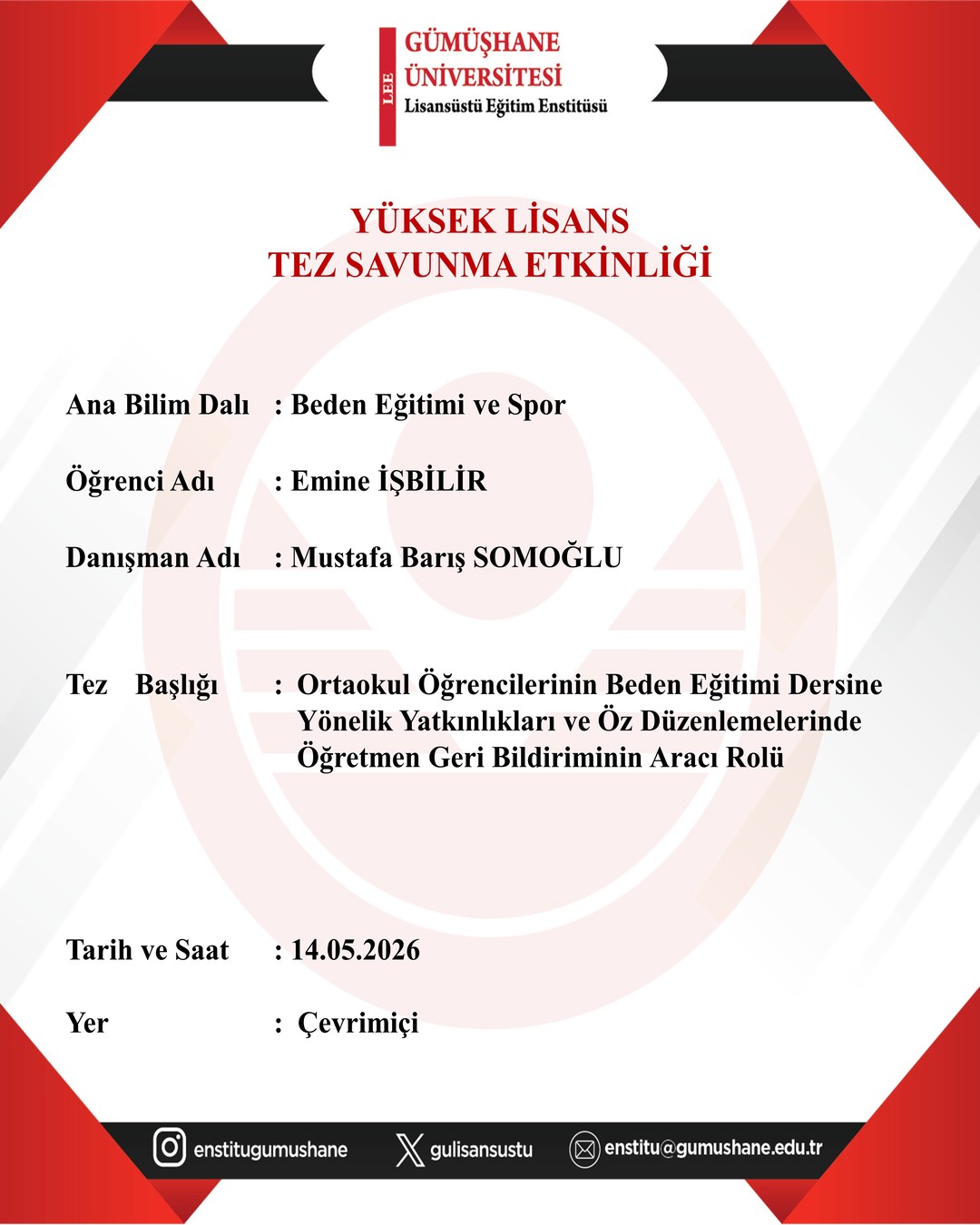 Tez Savunması