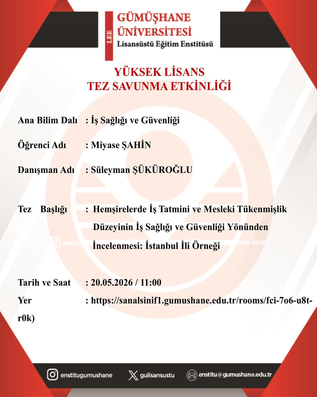 Tez Savunması
