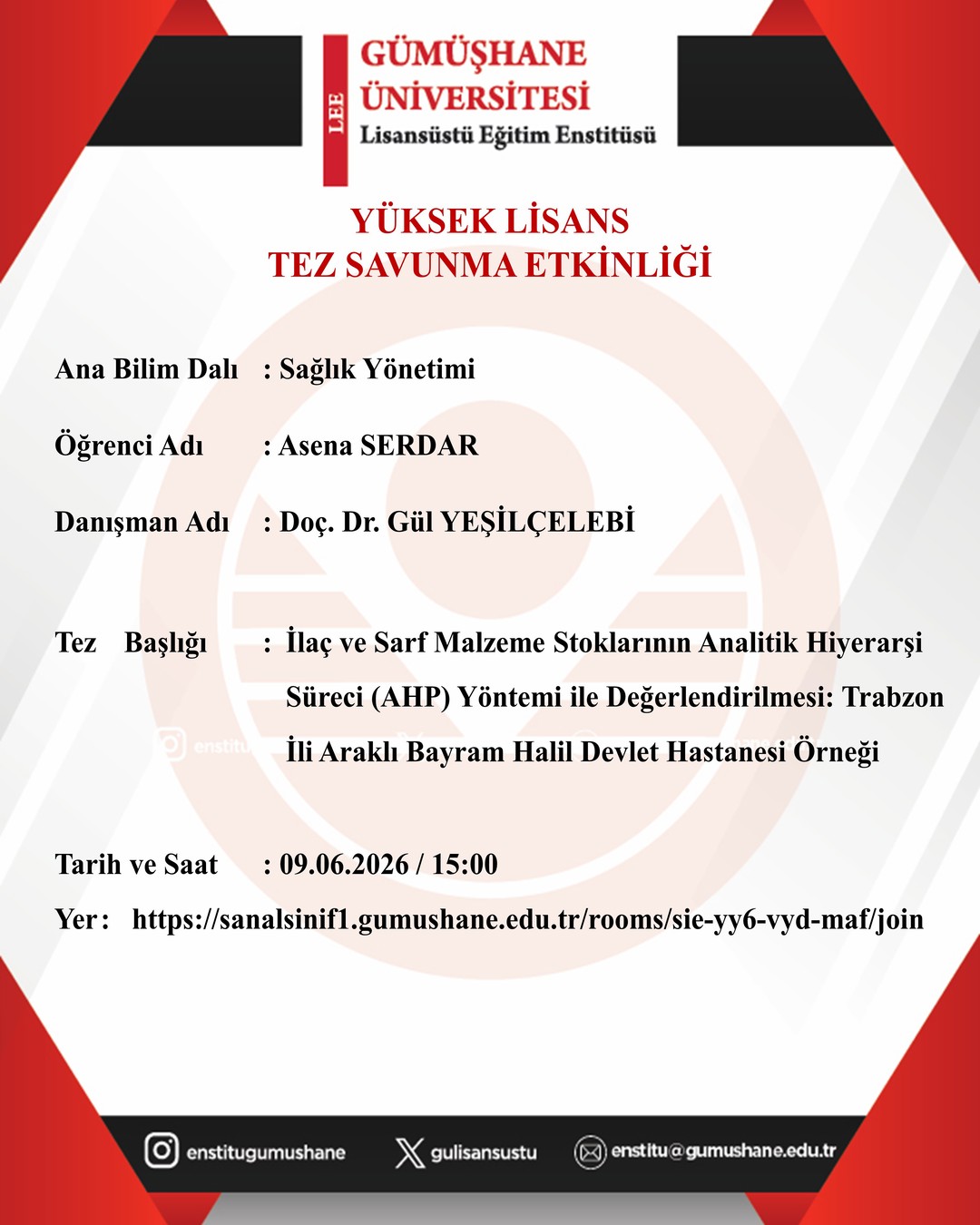 Tez Savunması