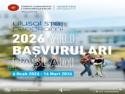 Ulusal Staj Programı Başvuruları Başladı