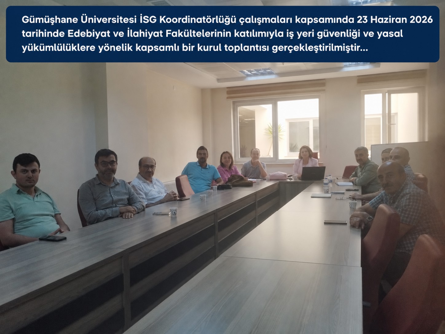 Gümüşhane Üniversitesi Kampüsünde Güvenli Gelecek İçin İSG Kurul Toplantıları Devam Ediyor...