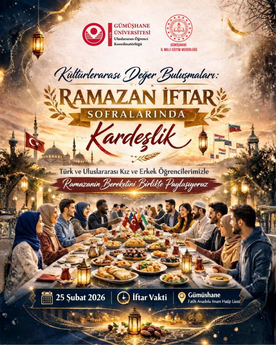 Kültürlerarası Değer Buluşmaları Kapsamında İftar Etkinliği