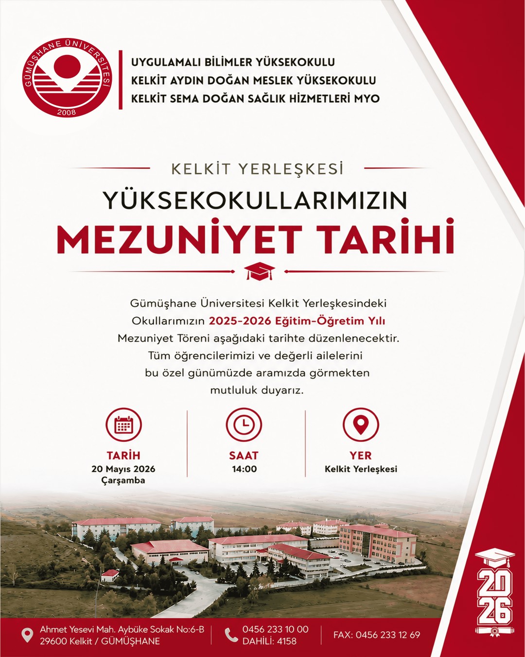 2025-2026 Eğitim Öğretim Yılı Mezuniyet Töreni