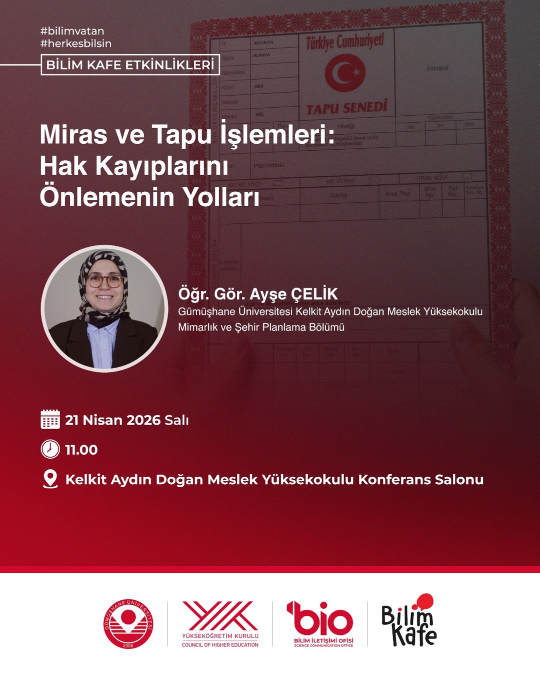 Miras ve Tapu İşlemleri Hak kayıplarının Önlenmesi