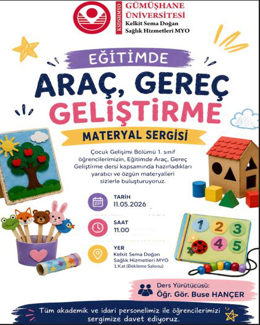 Araç, Gereç Geliştirme ve Materyal Sergisi