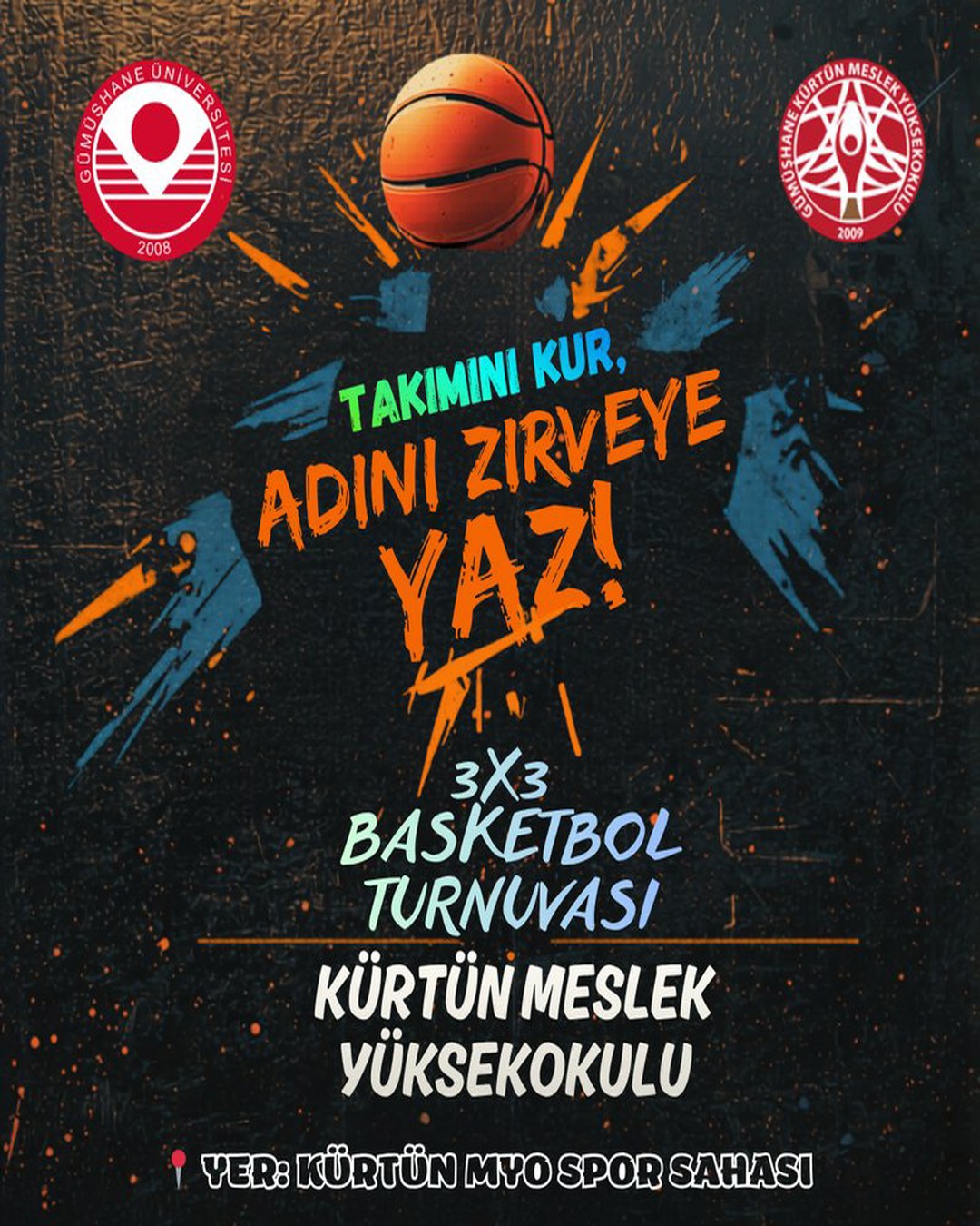 3x3 Basketbol Turnuvası Duyurusu