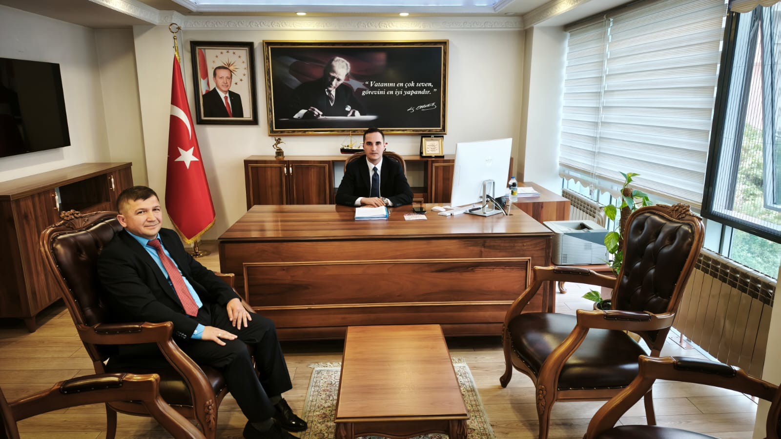 Kürtün Kaymakamı Ahmet Faruk BEYAZIT'a Hayırlı Olsun Ziyareti