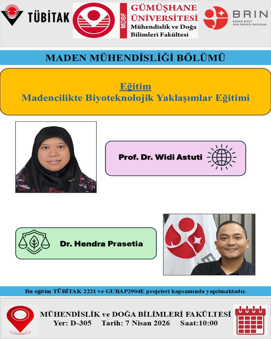 Madencilikte Biyoteknolojik Yaklaşımlar Eğitimi