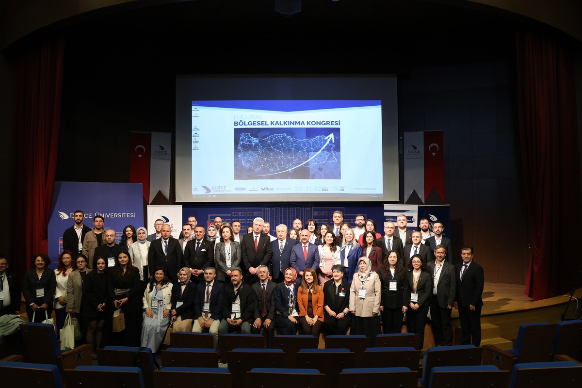 I. Ulusal Bölgesel Kalkınma Kongresi'nde Üniversitemizi Temsil Ettik