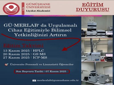 GÜ-MERLAB'da Uygulamalı Cihaz Eğitimi