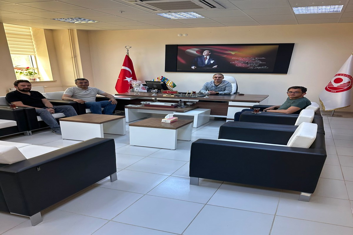Mühendislik Fakültesi Yönetiminden İİBF Dekanı Prof. Dr. Nuri Baltacı’ya Tebrik Ziyareti
