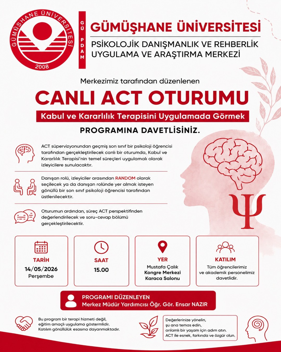 Canlı ACT Oturumu