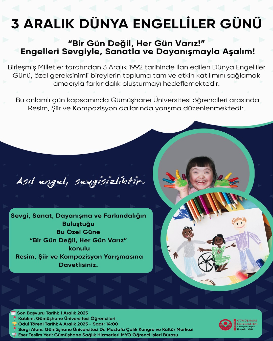 "Bir Gün Değil, Her Gün Varız" Konulu Yarışma