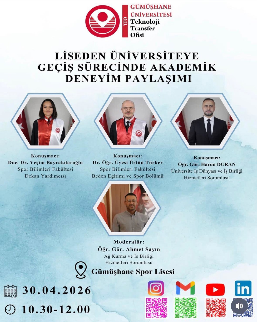 Liseden Üniversiteye Geçiş Sürecinde Akademik Deneyim Paylaşımı