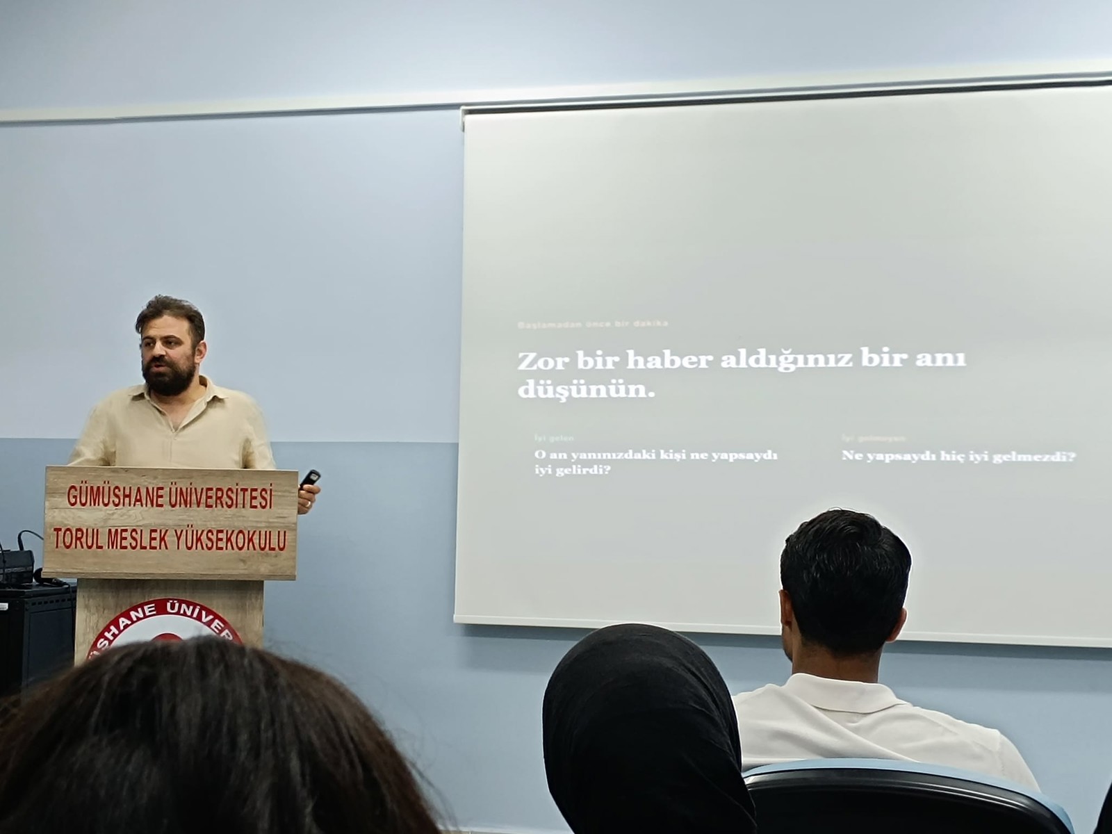 Torul MYO’da “Psikolojik İlk Yardım: Kriz Anında Doğru Yaklaşım” Semineri Gerçekleştirildi