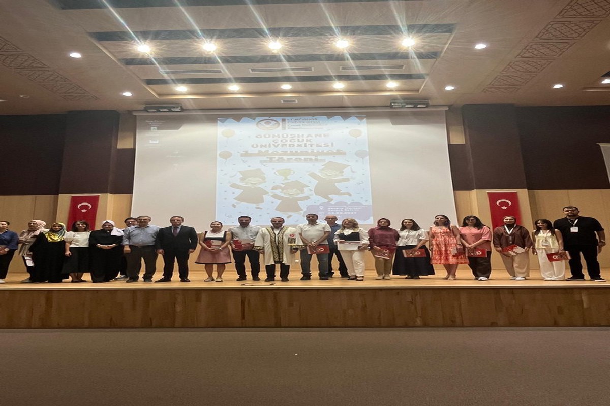 Gümüşhane Çocuk Üniversitesi 1.Mezuniyet Töreni Gerçekleştirildi