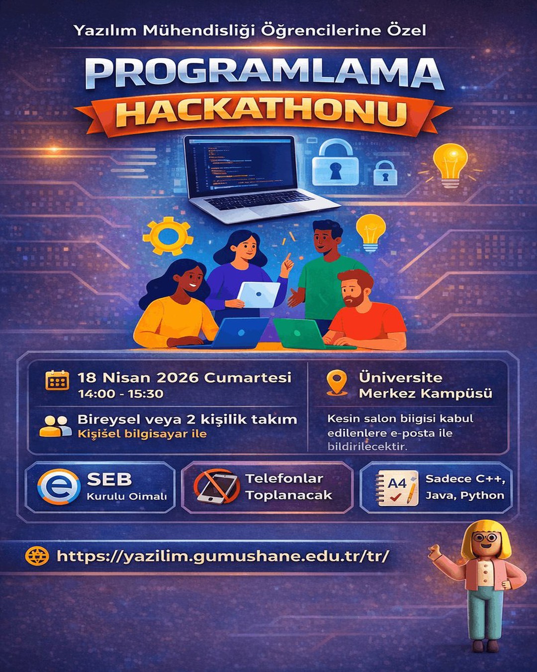 Yazılım Mühendisliği Hackathonu Başlıyor!