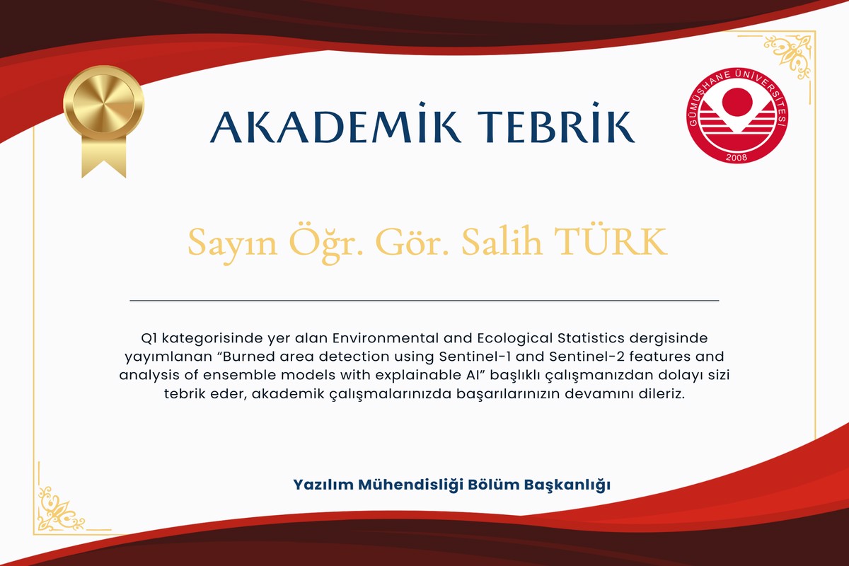 Öğr. Gör. Salih Türk'ten Q1 SCI Dergide Yayın Başarısı!